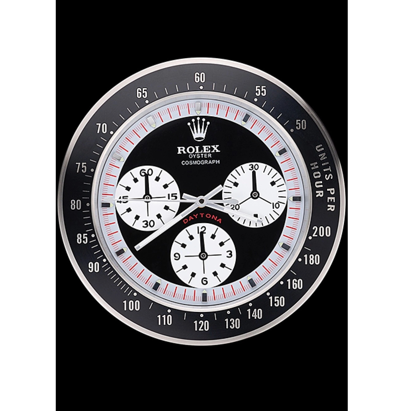 Aaa replica watch Rolex Daytona Cosmograph Clock Wall 622480 Black-Red 0702